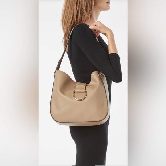 Just Fab go for it shoulder bag in taupe - Picture 1 of 10